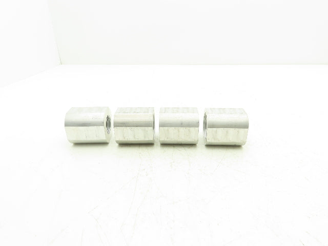 IllIg 9191053 Aluminum Reducer Bushing 1-1/2"NPT to 1" NPT Flat Sides Lot of 4