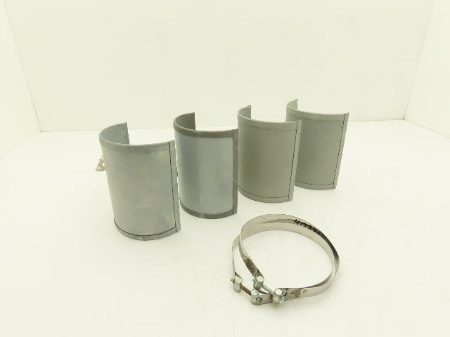 Big Chief BC16351A 2-Piece Steel Band Heater 6"W x 5"ID 700W 240V Lot of 2