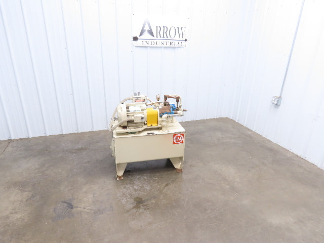 Hydro-Mechanical Vickers PVB6 Hydraulic Power Unit 25 Gal 6gpm 2000psi 5Hp 3PH