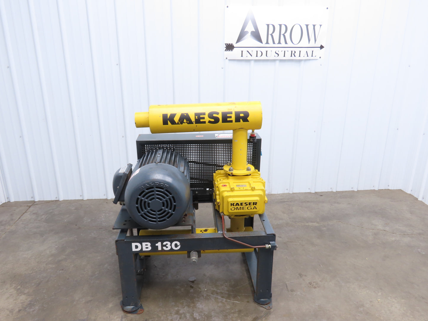 Kaeser DB 130 Omega 41 Vacuum Blower 276 ICFM Positive Rotary Lobe 20Hp 230/460