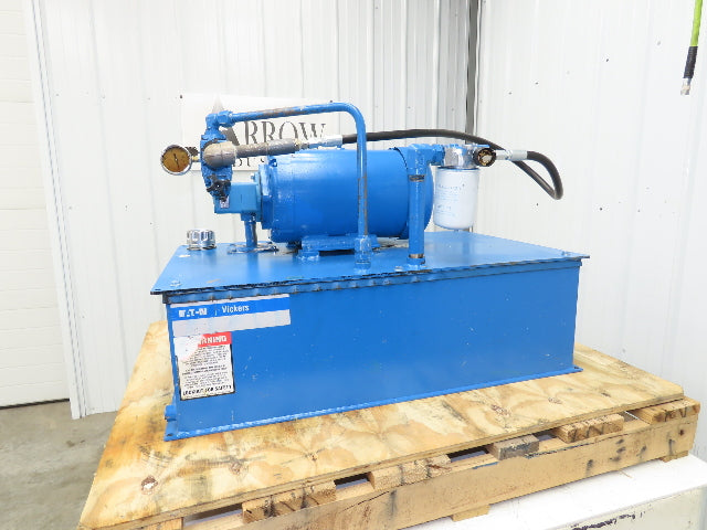 Eaton PSSCA1030V023 Hydraulic Power Unit 10.5GPM 2000PSI 30 Gal 230/460V 3Ph