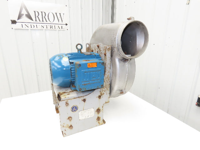 American Fan AF-15-B16550-8 High Pressure Blower 2094 CFM 10"SP 5Hp 3PH 8x8"