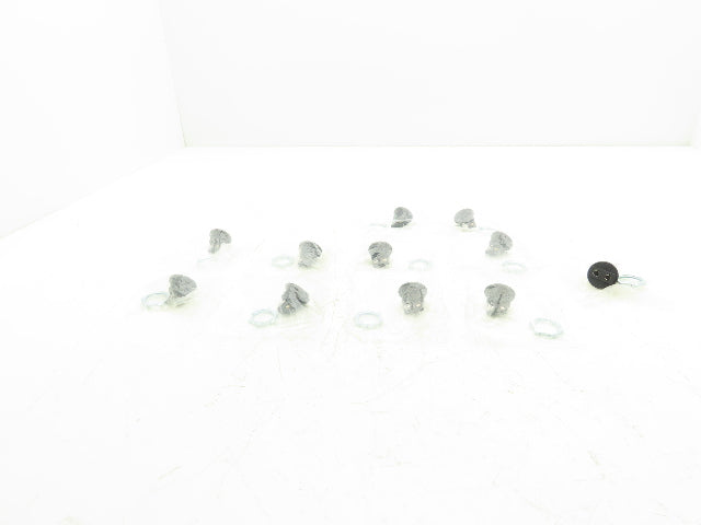 Omega RSJ-J-R Round Hole Pannel Jack 1-1/8" Bezel Screw Terminals Lot of 11