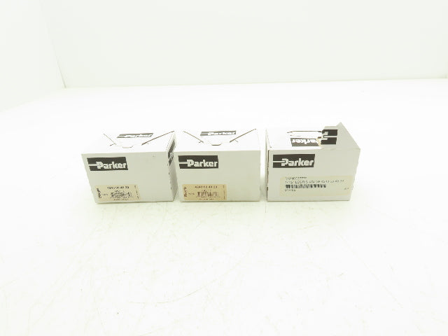 Parker KGVV0108 Axial Valve Seal Kit 7 Pieces Rebuild Kit 1-1/2" Sealed Lot of 3