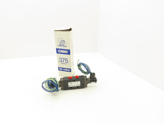 ISI Fluid Power 375-37-001-37 Pneumatic Solenoid Directional Valve 4/2 120 VAC
