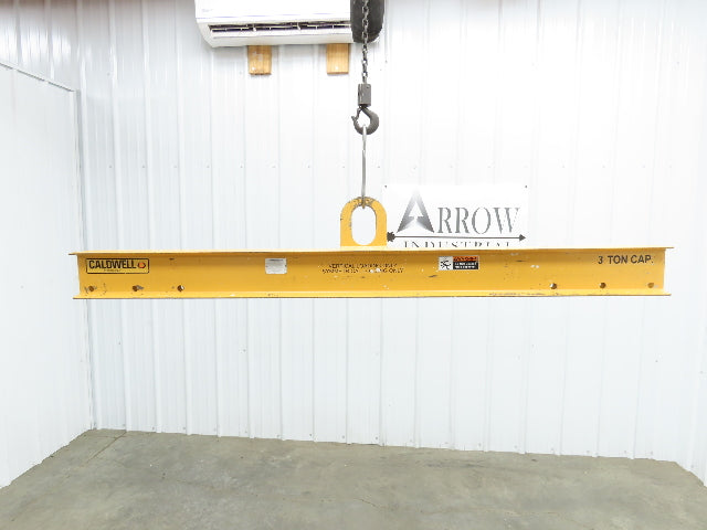 Caldwell 20-3-6 6000Lb 3 Ton Rigging Lifting Beam 48-72" Spread Low Headroom