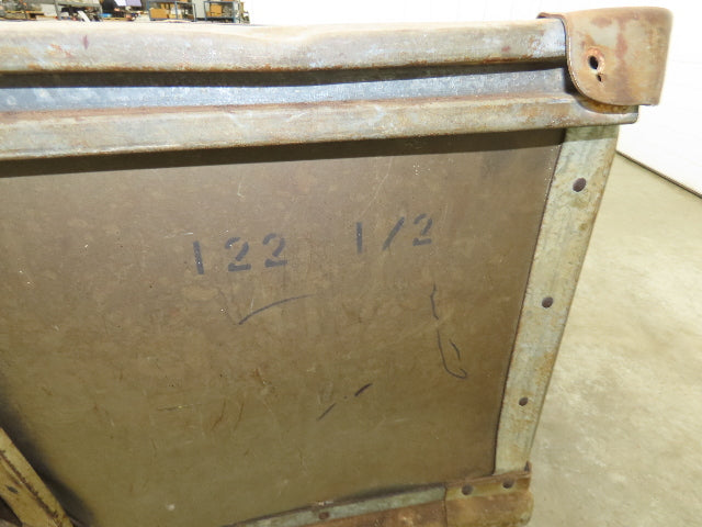 Vintage Tobacco Rolling Cart Factory Bin Steampunk Basket Storage Sutliff