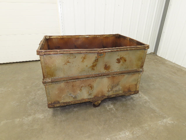 Diamond Fibre Tobacco Rolling Cart Factory Bin Storage Sutliff Vtg Gray