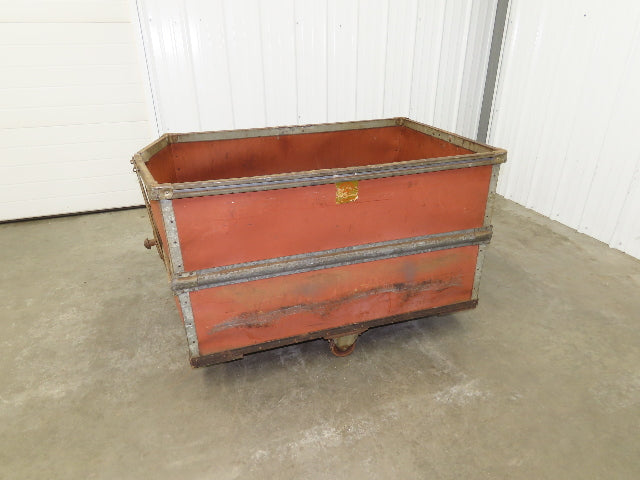 InsulFab Plastics Tobacco Rolling Cart Factory Bin Basket Storage Sutliff Red