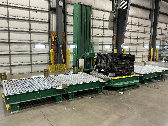 Highlight Synergy 5 Automatic Stretch Wrap Machine Pallet Skid Roller Conveyor