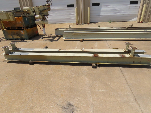 2 Ton Free Standing Bridge Crane 11' Span 27' Runway 11' 9" HUB Coffing Hoist
