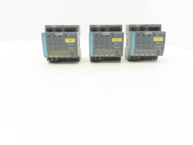 Siemens 6EP1961-2BA21 SITOP PSE200U 10A Selectivity Module 4 Channel In Lot of 3