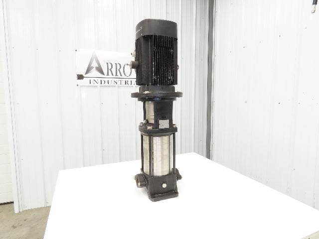 Grundfos CR10-08 A-A-A-E-HQQE Centrifugal Inline Pump 5.5kw 480V 3PH 201 L/min
