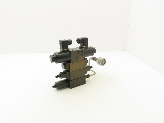 Nachi SA-G01-C6-D2-31 Hydraulic Directional Control Solenoid Valve Assy 24VDC