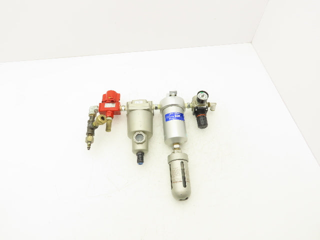 SMC AM350C-03BD Filtration System Water Mist & Oil Removal Lockout & Regulator