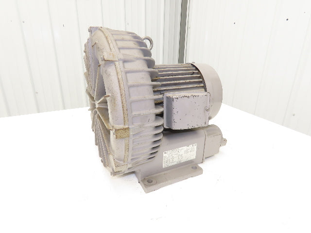 Fuji VFC600A-7W Ring Compressor Regenerative Blower 206cfm 4.5Hp 230/460V 2" NPT