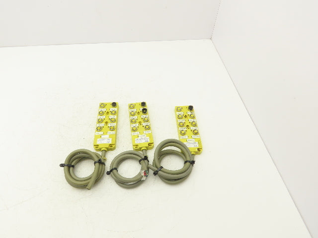 Brad Harrison BTY800P-FBN-10 Woodhead MPIS Actuator 8 Port NPN LED Lot of 3