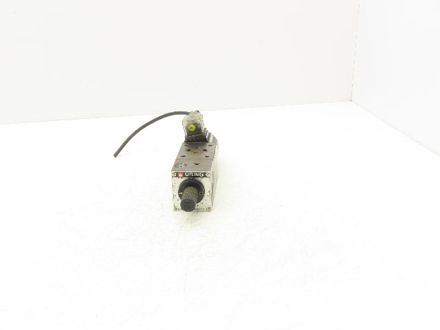 Using Feng Sing FMS-G602AW Hydraulic Solenoid Flow Control Modular Stack Valve