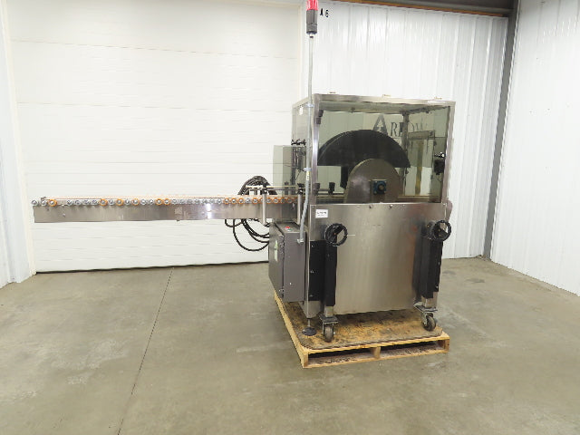 Automatic Case Flipper 4-1/2"x 10' Tabletop Belt Conveyor 33 FPM Box Turner 115V