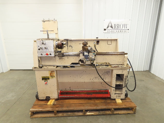 Willis PR1340 Micro Cut Turning Lathe 340x900mm 480V 3Hp 3Ph 36mm Bore Gap Bed