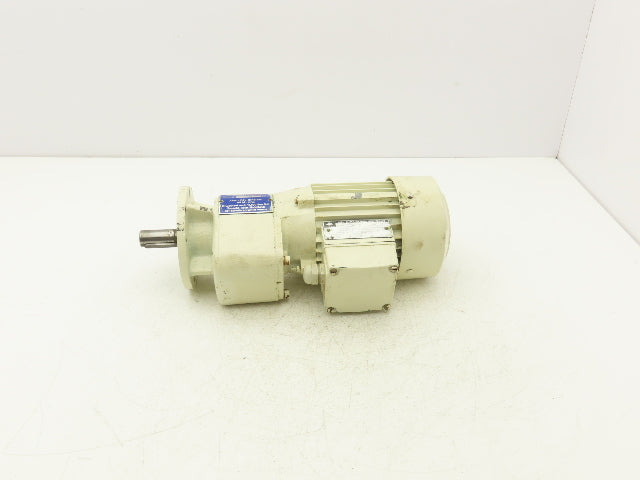 ABM G80F/3.DB 63 a-4 Inline Gearmotor .18kw 1560/80 RPM 280/480V 3PH IEC 63