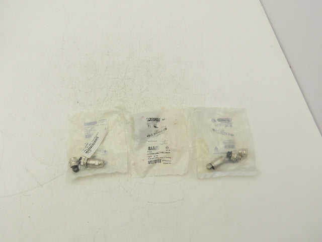 Phoenix Contact SACC-M12MSD-4CON-PG9-SH Ethernet Data Connector CAT5 Lot of 3