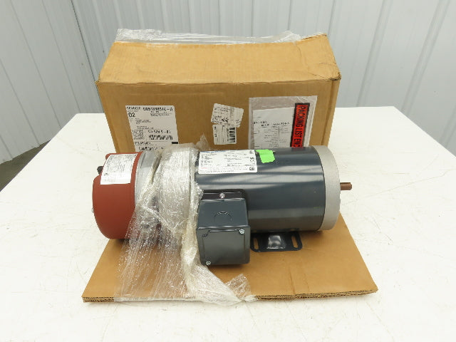 Marathon 56T17F15655A D456A Brake Motor 1Hp 1725 RPM 230/460V 3PH 56C TEFC