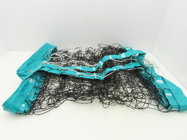 IDIG High Visibility Volleyball Net Green Aqua 32' x 3' Rope Top Net Regulation