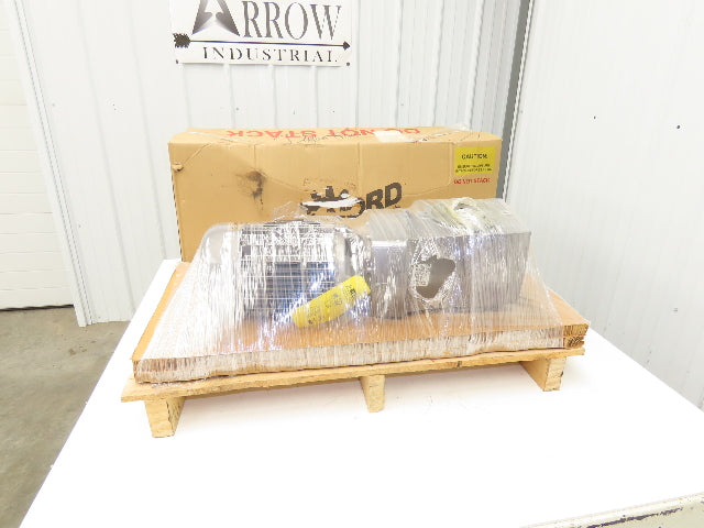 Nord SK 93772.1ABD-100LP/4 CUS Gearmotor 141rpm 3Hp 230/460V 12.5:1 Hollow Shaft