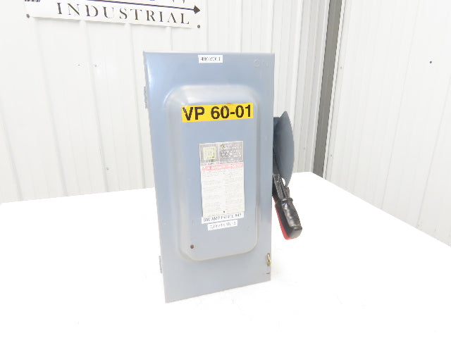 Square D H362 Heavy Duty Fused Safety Disconnect Switch 60A 600VAC Series F05