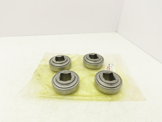 Honeywell W208PPX SST Square Bore Ball Bearing 1-3/16" Bore x 80mm OD Lot of 4