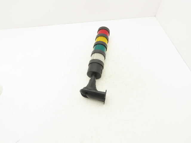 Schneider XVB Stack Light Indicator Bank Red Amber Green White 24V AC/DC 18"H
