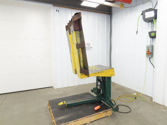 Southworth ZTU-4 Pan Style Tote Tilter Lift Table Tipper 4000lbs 85° 48x46"