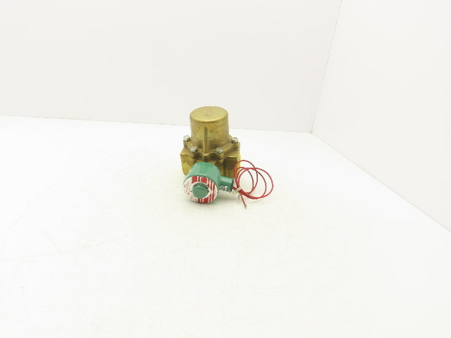 Asco 8211B82 Solenoid Valve 1-1/2" NPTF Normally Closed 120 VAC 10-300 PSI