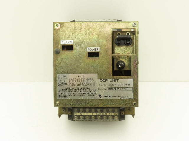 Yaskawa Electric JUSP-DCP10B Power Supply Module DCP Unit With Alarm