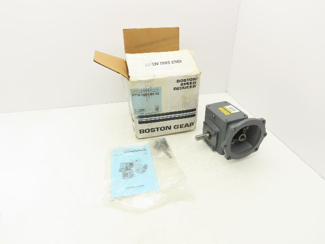 Boston Gear F715-15KT-B5-G2 700 Series Worm Gearbox 15:1 Speed Reducer 56C Face