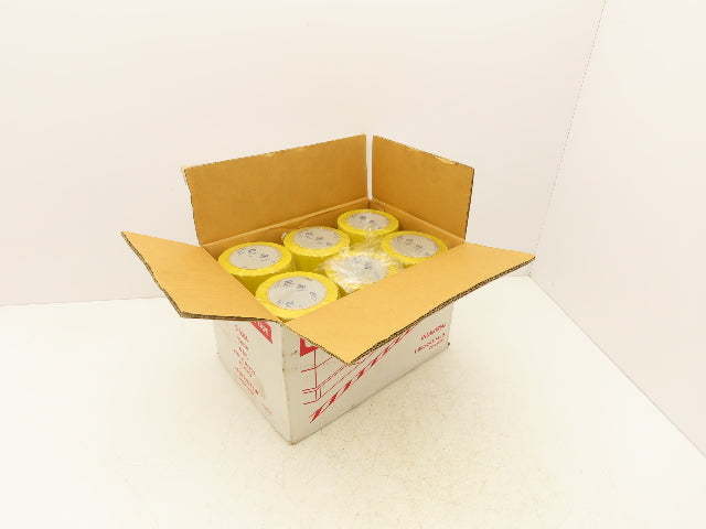 ULINE S-3054 Safety Floor Tape Yellow 4" x 36 Yds/Roll 6 Mil Lot of 12