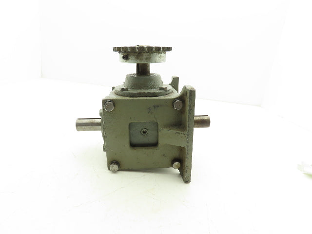 Hub City Model 150 Bevel Gear Drive 1:1 Gearbox 12Hp 1150rpm 02-20-00802-150
