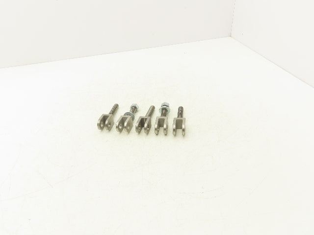 1/2" Clevis Stainless Steel 1/2"-13 x 2-1/2" Length Threaded Male Rod Lot of 5