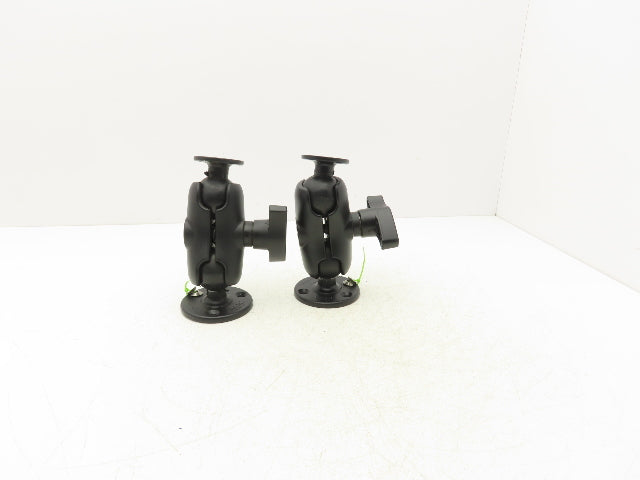 Ram Mounts RMR-D-178 Double Socket Arm Size C 7-3/4" Long Round Base Lot of 2