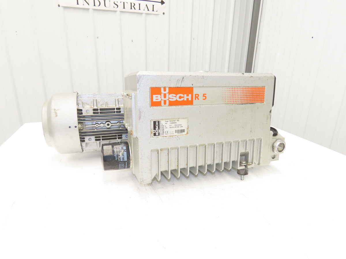 Busch RA 0100 F 503 Rotary Vane Vacuum Pump 70cfm 3kw 230/460V 3PH 1.25"npt