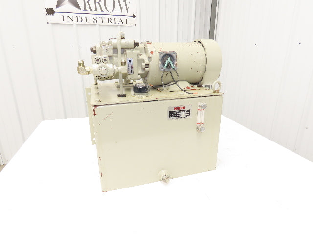 Nachi UPV-1A-16N0-1.5-4-15 Hydraulic Power Unit 10 Gal 7.8gpm Uni Pump 220V 3PH