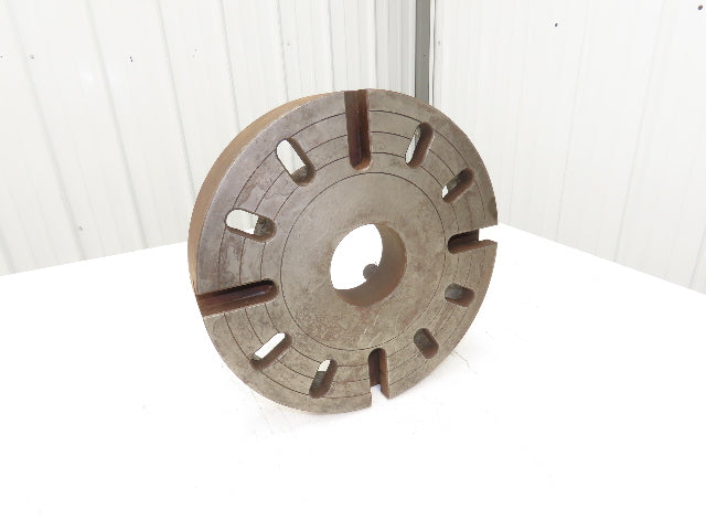 4-Jaw Independent Manual Lathe Chuck 14" OD 3-1/2" ID D1-8 Camlock Mount