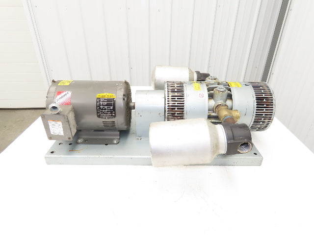 Gast M3218T 6066-V107A-T339 Rotary Oil-Less Vacuum Pump 15PSI 55CFM 5Hp 230/460V