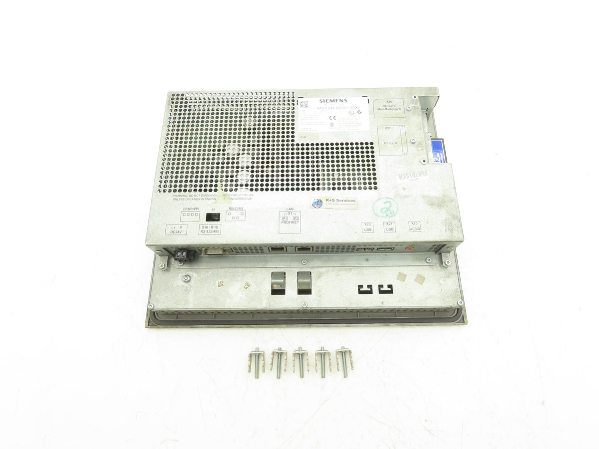 Siemens 6AV6 644-0AA01-2AX0 MP377 Simatic 12" HMI Touch Screen Control Panel