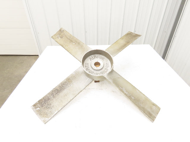 Airfoil U2-2718-4-36-REG 36" Aluminum Impeller 4-Blade Fan 1.5" Bore Propeller