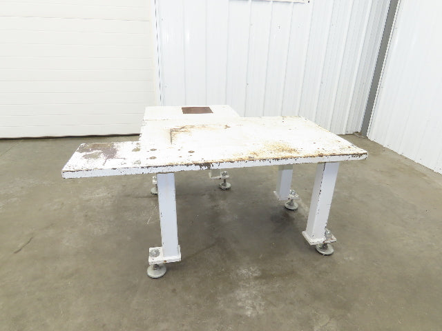 1-1/4" Steel Top Machine Base Welding Table Work Bench 50x42" Top 25.5" H