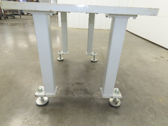 Welding Table Machine Base 1-1/4" Steel Top Work Bench 43x25-1/2" Top 28-1/2" H