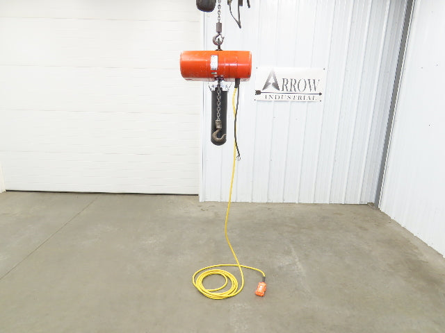 CM Lodestar Model L 1 Ton 2000lb Electric Chain Hoist 30' Lift 16 FPM 3PH 480V