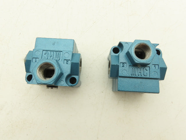 MAC 55B-14 Pneumatic Solenoid Valve 3/2 Lot of 2